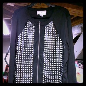 Light, Leather,  Cross Front Jacket